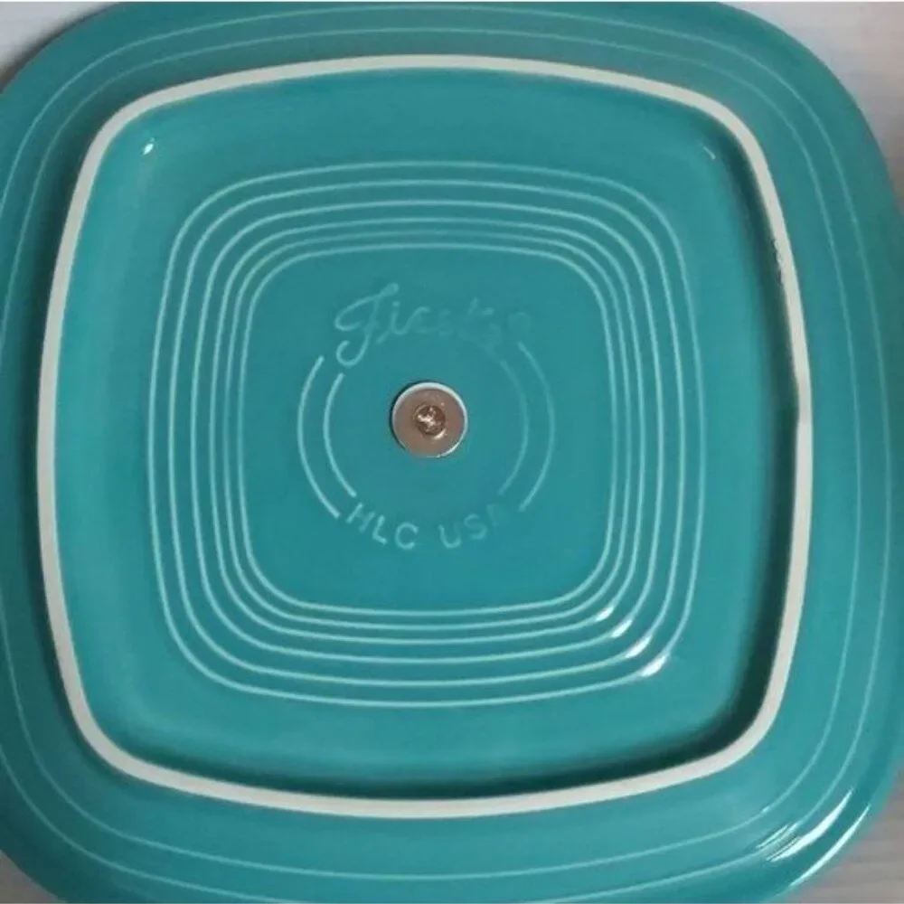 Fiestaware Fiesta Plate Single Tier SERVING Server Dish Platter Turquoise
